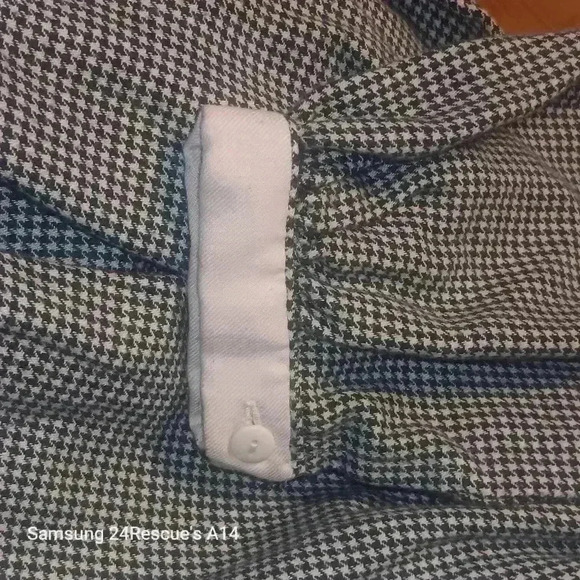 Sophie Dess 24 MO Girls Christmas Dinner Dress Smocked Gingham Double Collar - Picture 4 of 8